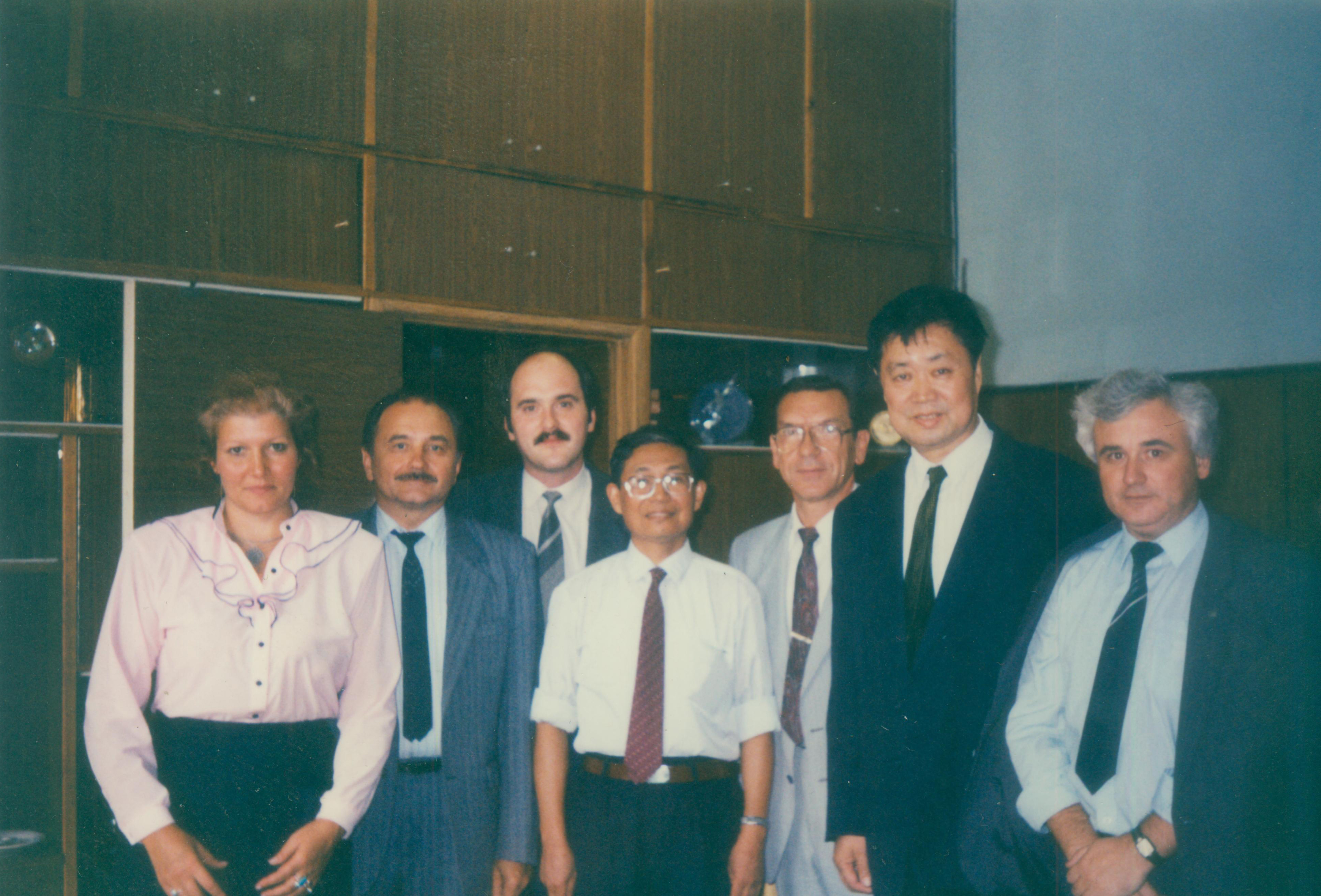 1992年365上市公司官网院长赴莫斯科航空学院讲学和访问